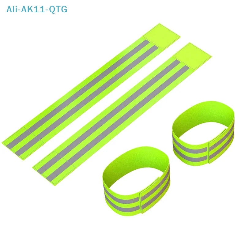 Reflective Elastic Safety Bands – Arm, Wrist & Ankle Straps (2-Pack)