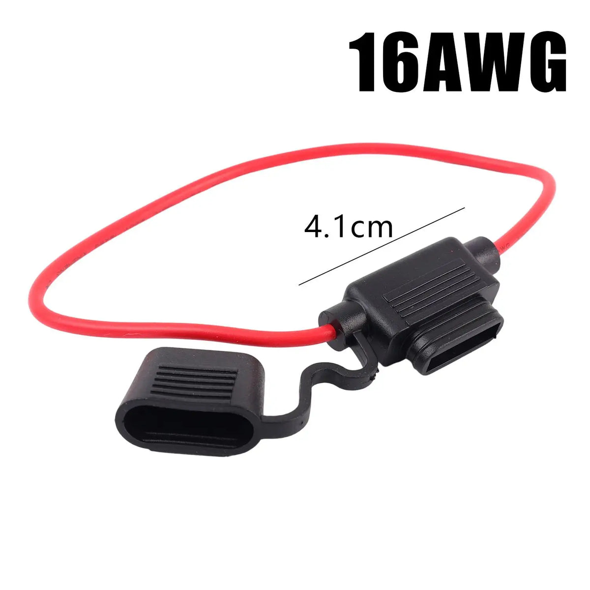 Waterproof Car Fuse Holder Mini Blade Adapter 16AWG/18AWG