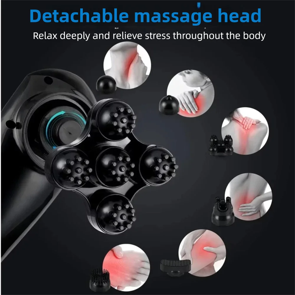 Wireless Dolphin Massager – Multi-Head Rechargeable Massager