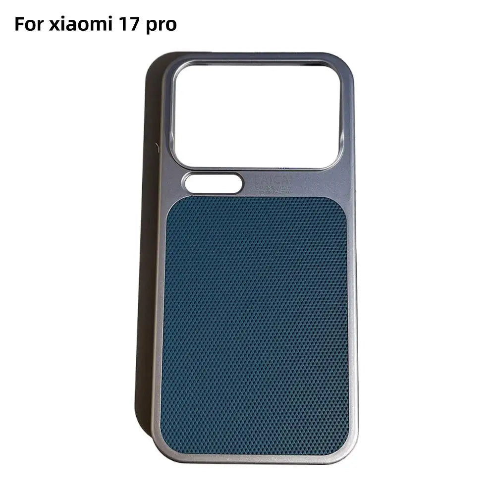 Xiaomi 17 Pro Max / 17 Pro Slim Leather Case – 3D Stripe Cover