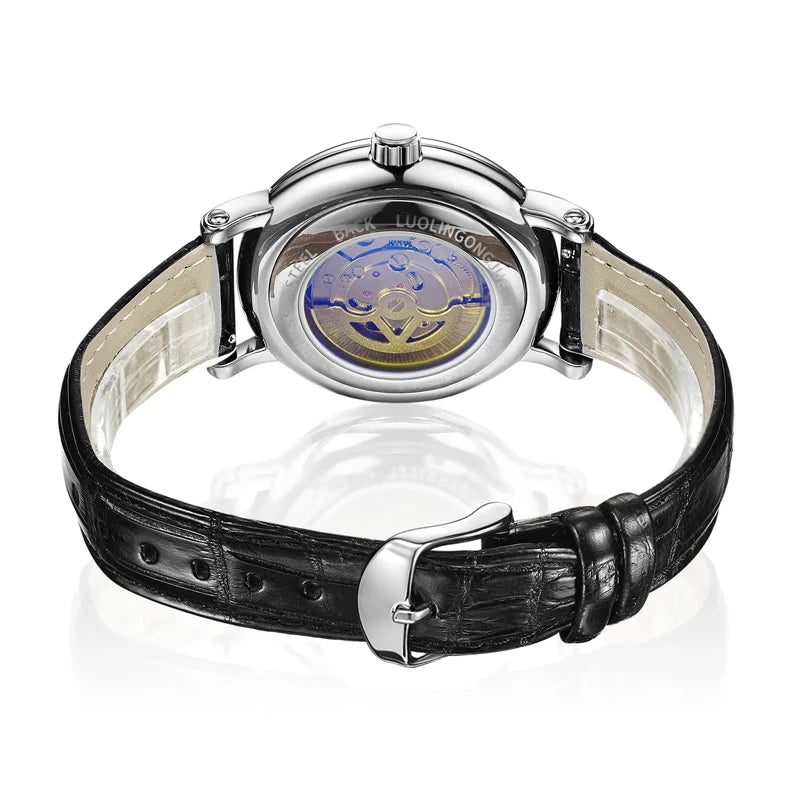Tourbillon Skeleton Automatic Mechanical Watch for Men