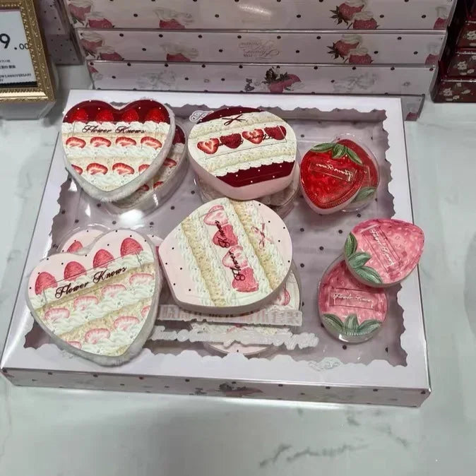 Flower Knows 10th Anniversary Makeup Puff Set | Cosmetic Sponge