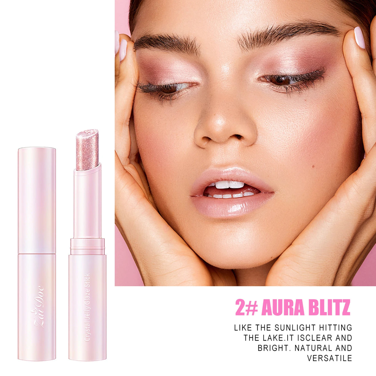 Zaidoc 5-Color Pearl Shimmer Eyeshadow Stick Set | High Pigment