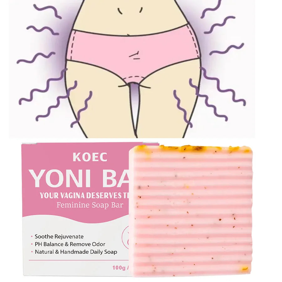 Natural Vegan Yoni Bar Soap – pH Balance & Intimate Hygiene