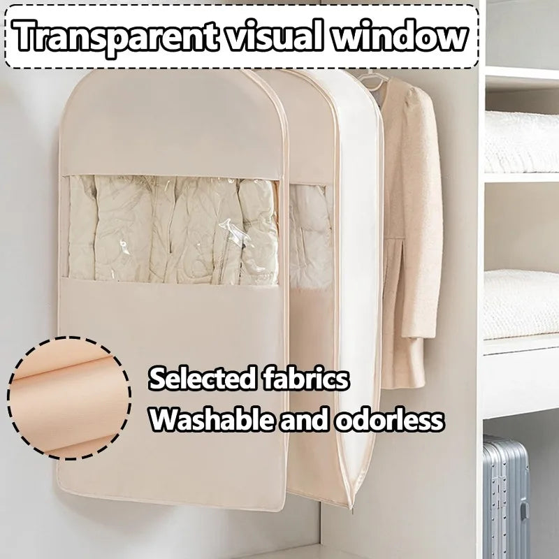 Compression Hanging Garment Bags M+L+XL – Closet Dust Cover