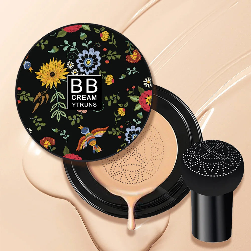 YTRUNS Mushroom Air Cushion BB Cream – Brightening Foundation