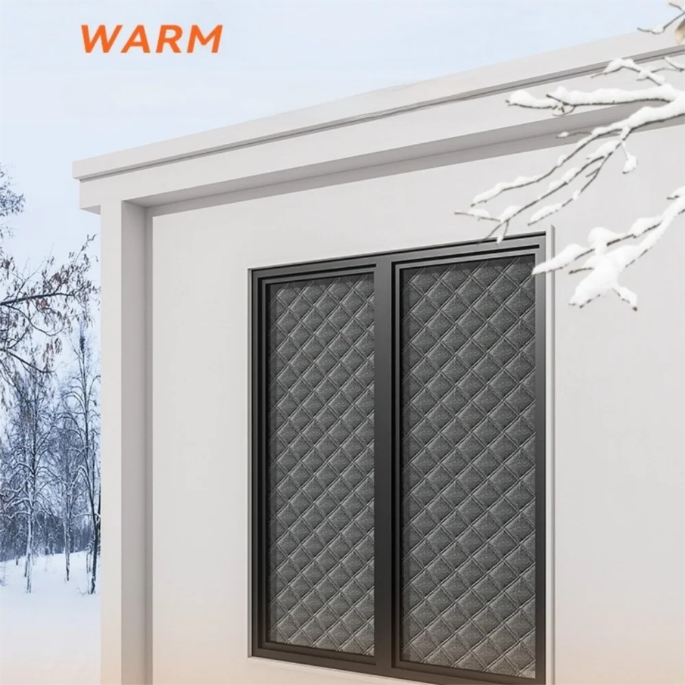 Thermal Insulated Blackout Curtains – Windproof Winter Panel