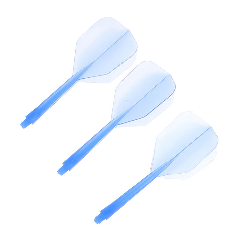 3-Pack 2BA Transparent Dart Shafts – Anti-Fall ABS Plastic
