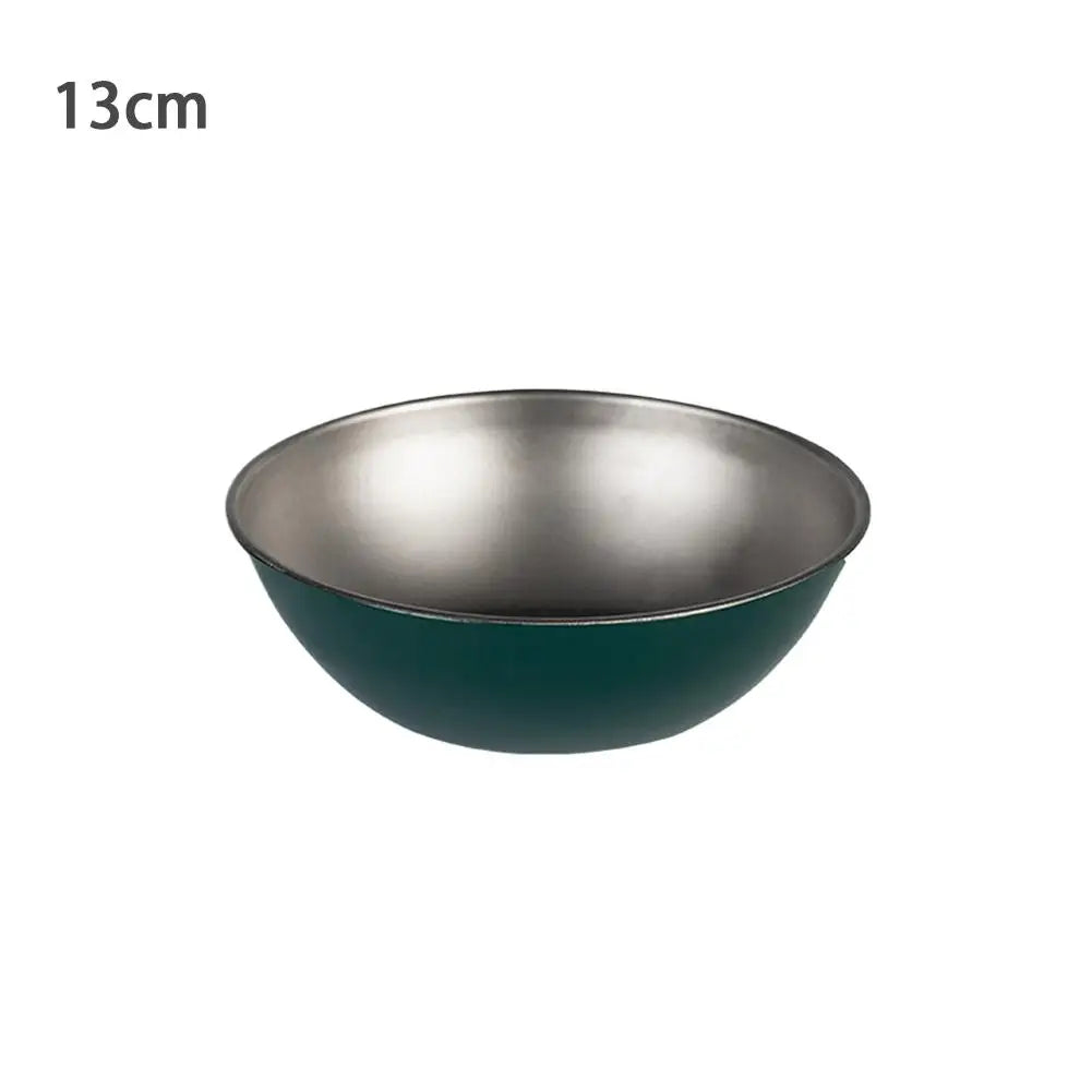 Titanium Alloy Camping Bowl – Ultralight Double Wall Outdoor Bowl