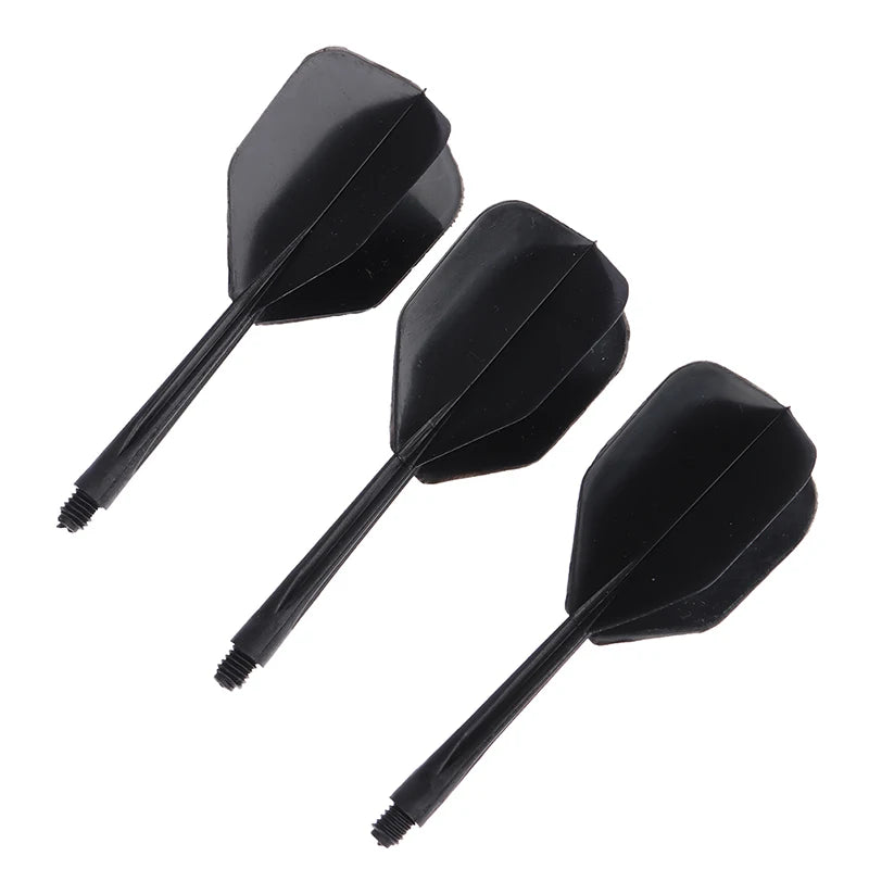 3-Pack 2BA Transparent Dart Shafts – Anti-Fall ABS Plastic