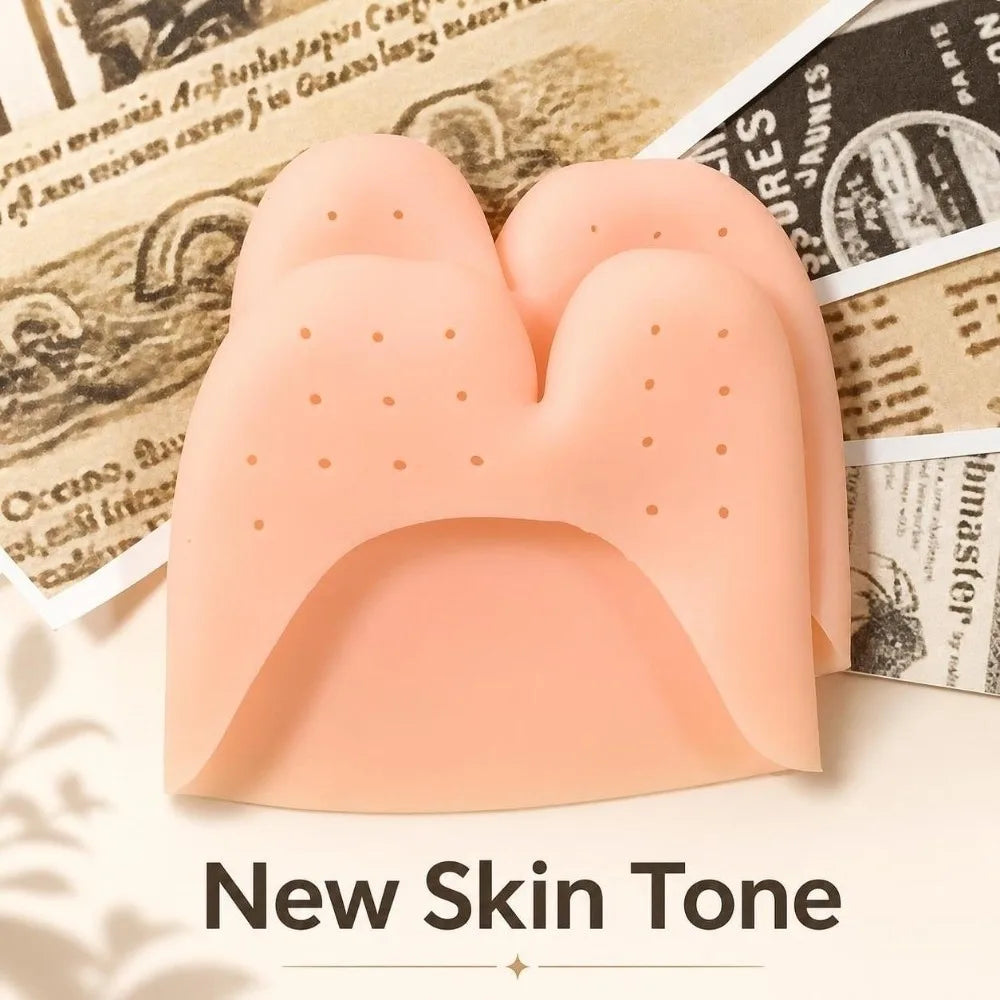 Silicone Toe Protector Sleeve – Soft Forefoot Cushion Pair