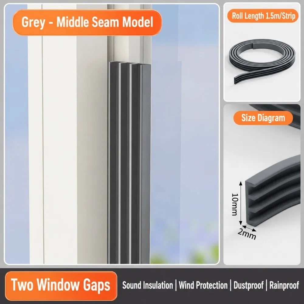 TPE Sliding Window Seal Strip – Weatherstripping Draft Guard