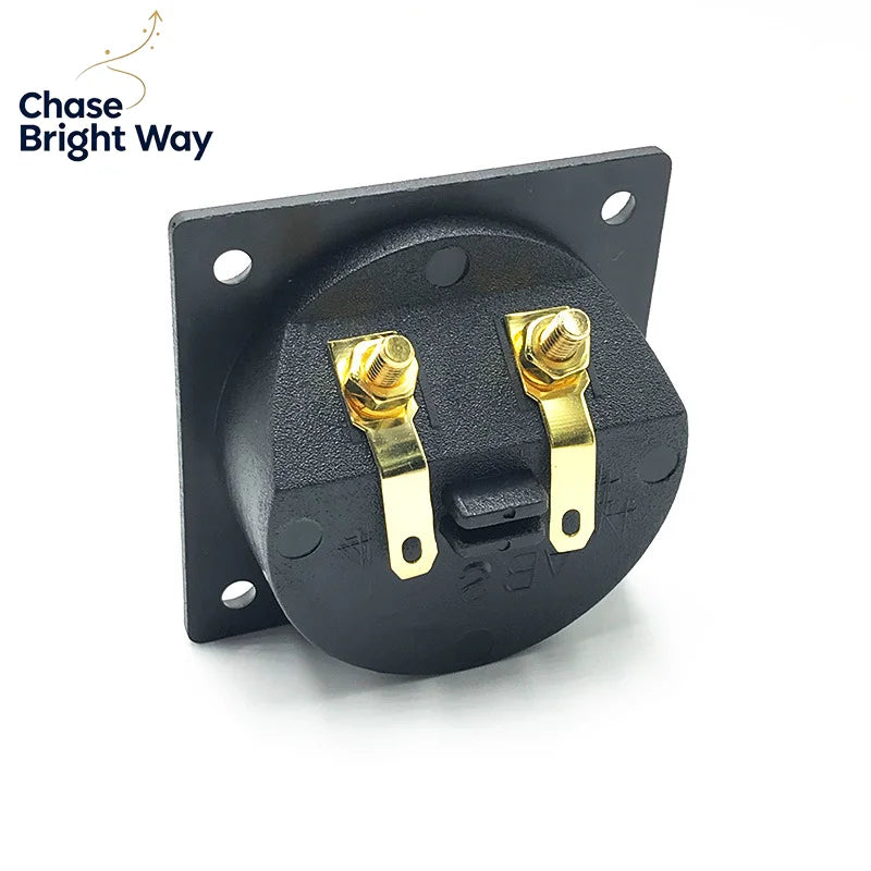 Round Spring Cup Speaker Terminal Connector – Subwoofer Plug