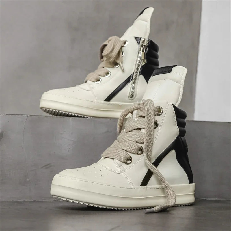 LEDP Men's Height Increasing Ankle Boots | Street Style Sneakers