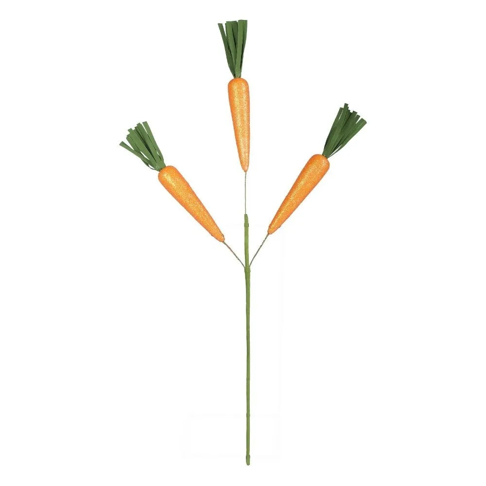 Easter Egg Carrot Artificial Flower Bouquet – Foam Branch Décor