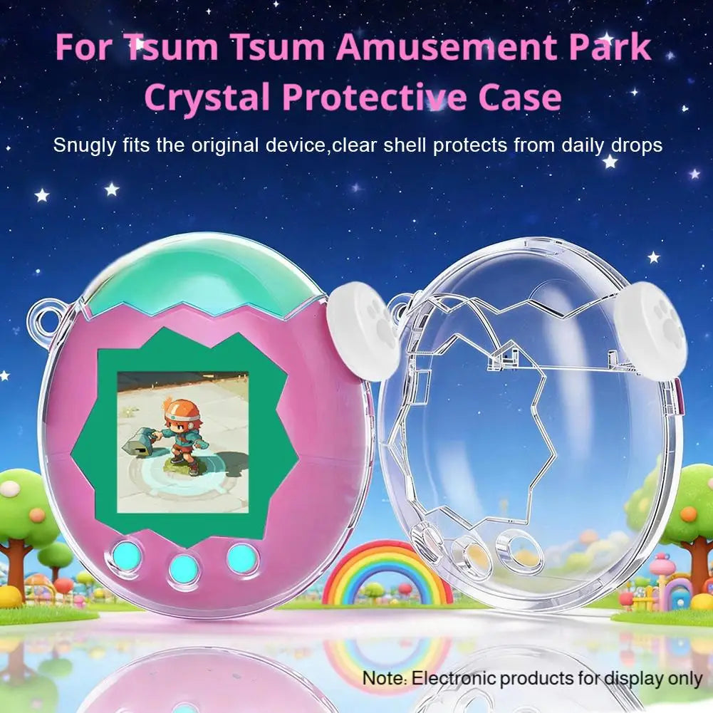 Tamagotchi Paradise Clear PC Case – Shockproof & Anti-Scratch