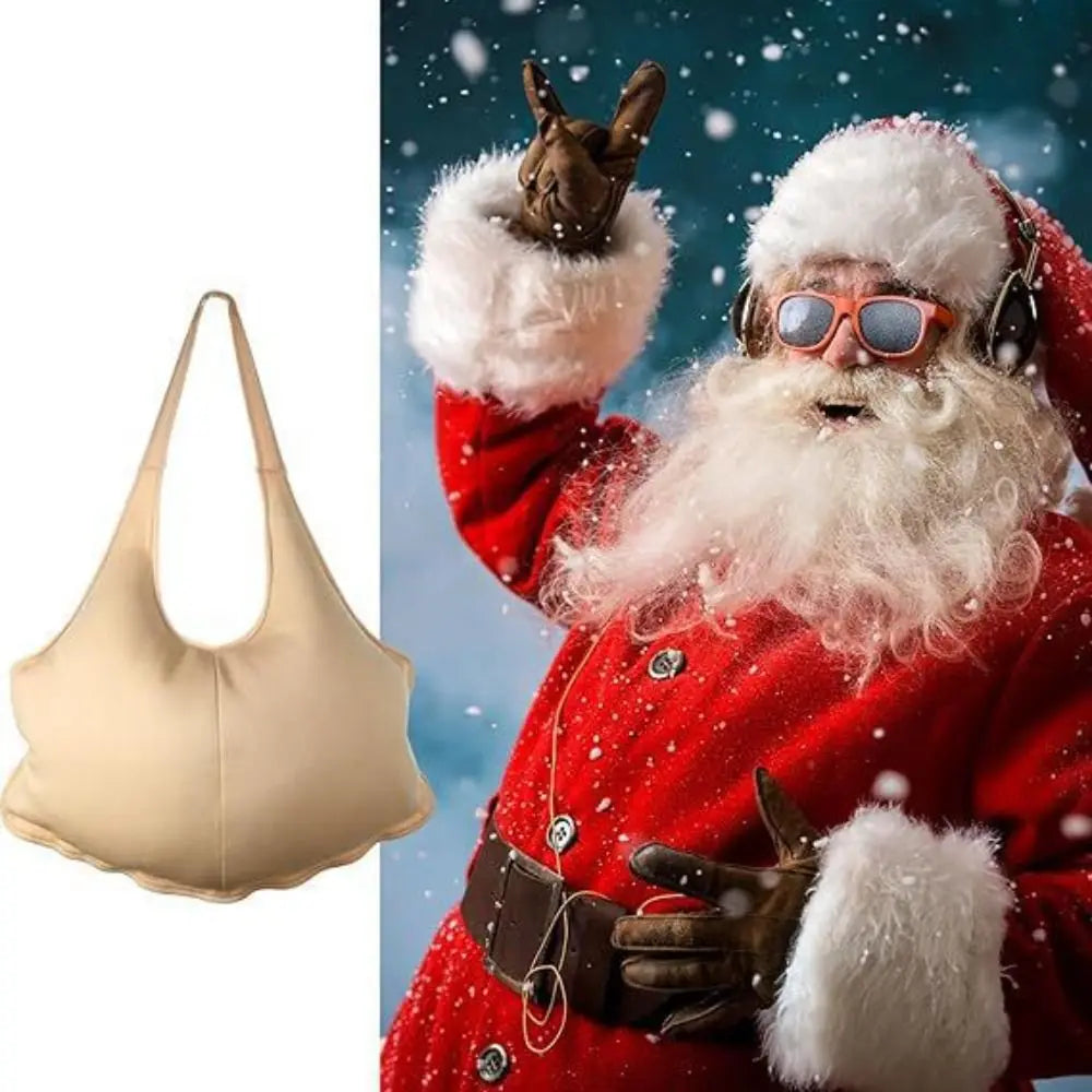 Santa Padded Belly Fat Suit – Christmas Costume Prop | Polyester