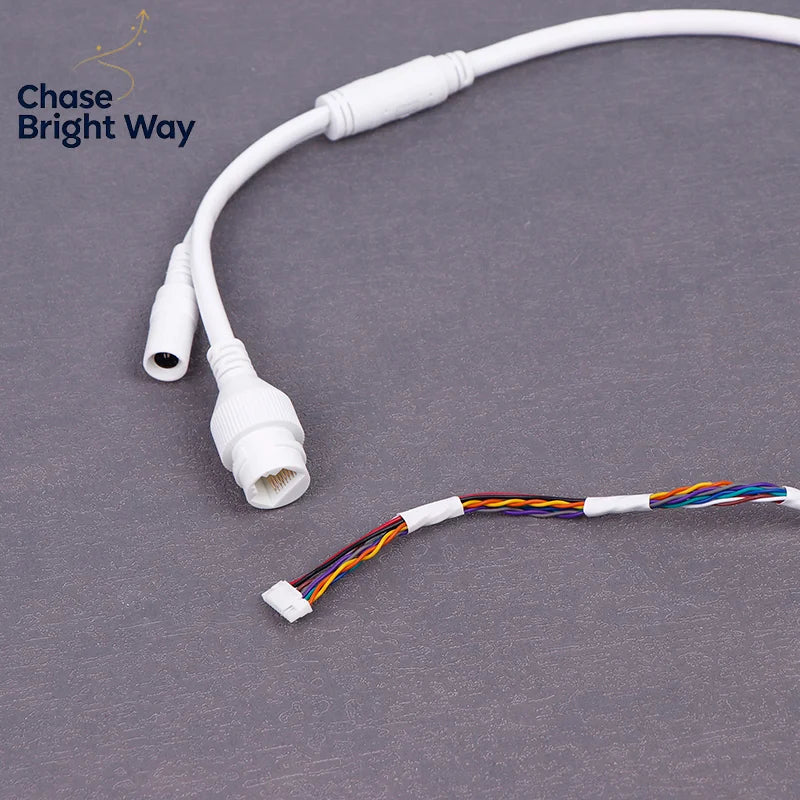 IP Camera PoE Tail Cable – 10-Pin RJ45 LAN Network Cable