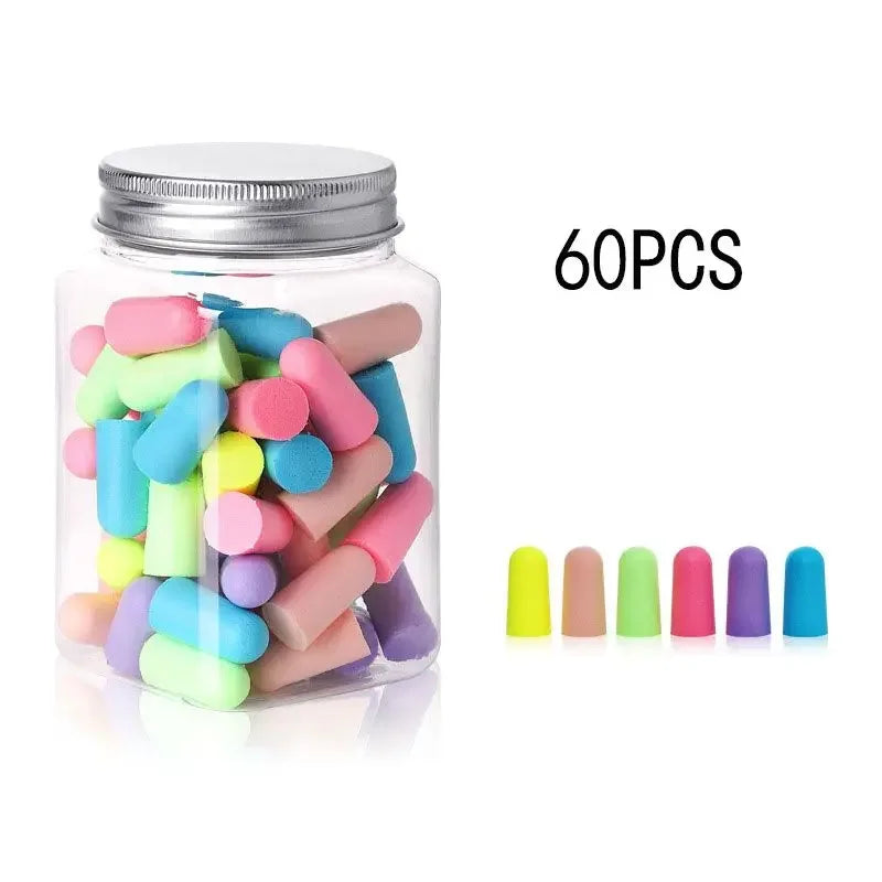 Bullet Memory Foam Earplugs – Multicolor 24/60/120 Pack | CE
