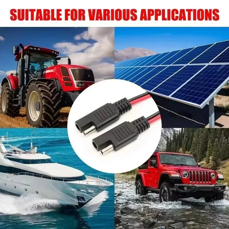 SAE Quick Disconnect Extension Cable – Solar & Automotive