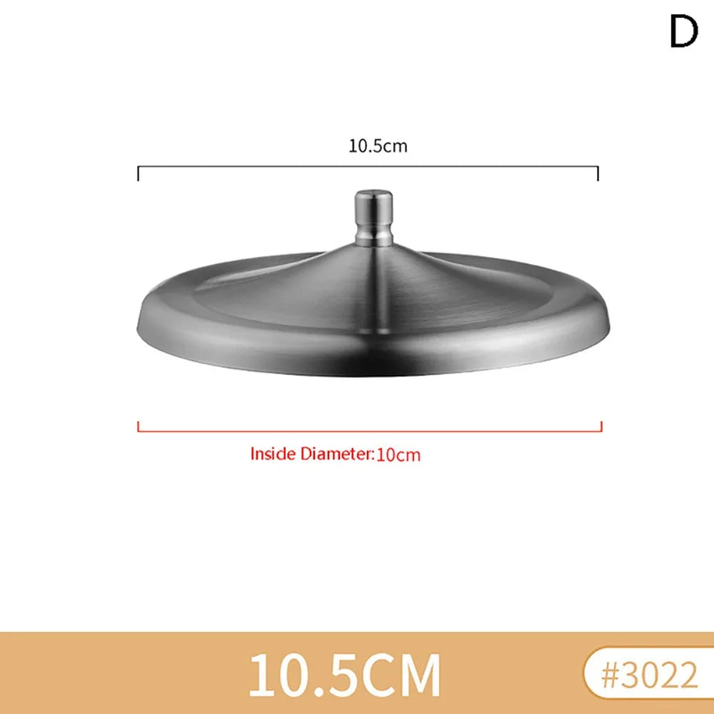 Stainless Steel Mug Cover with Handle | Dust-Free Cup Lid