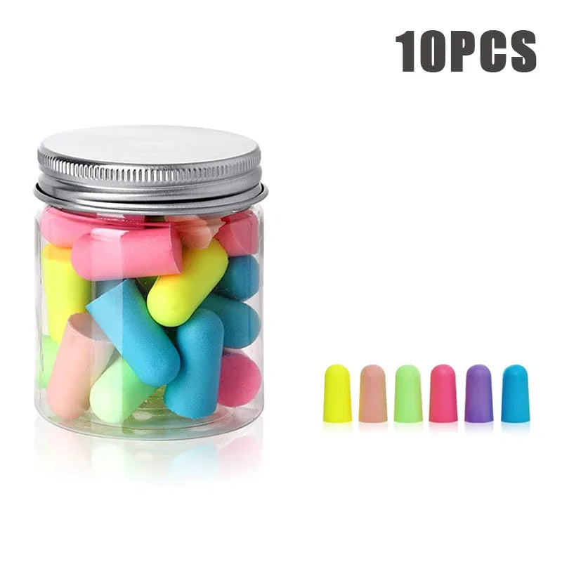 Bullet Memory Foam Earplugs – Multicolor 24/60/120 Pack | CE