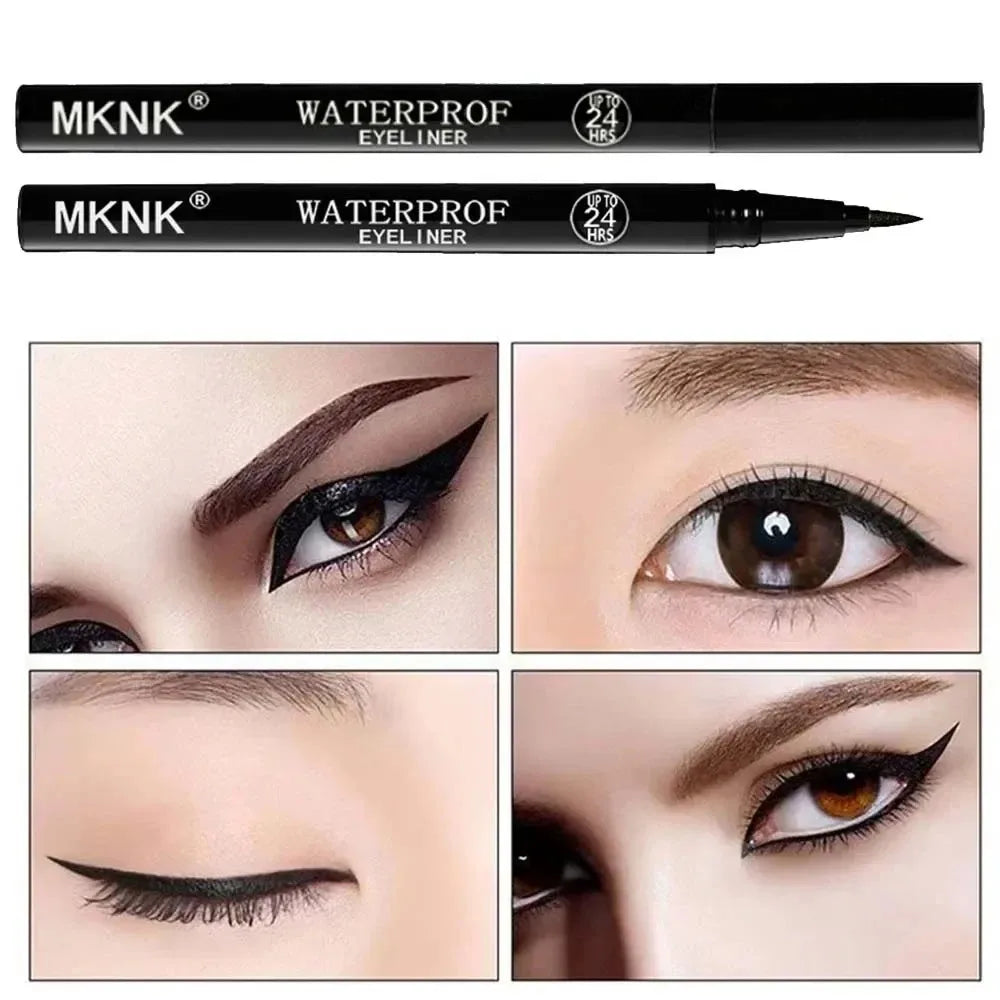 Waterproof Liquid Eyeliner Pen – Long-Lasting Matte Black