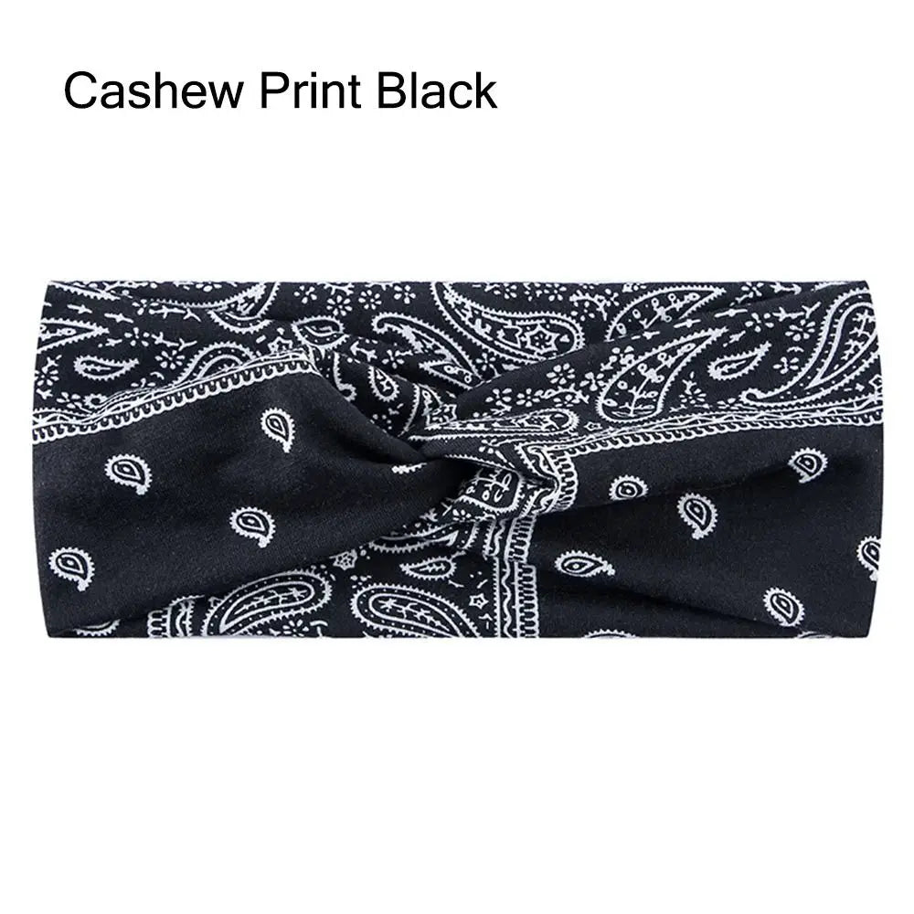 Women's Stretchy Twisted Headband – Non-Slip Yoga Sport Wrap