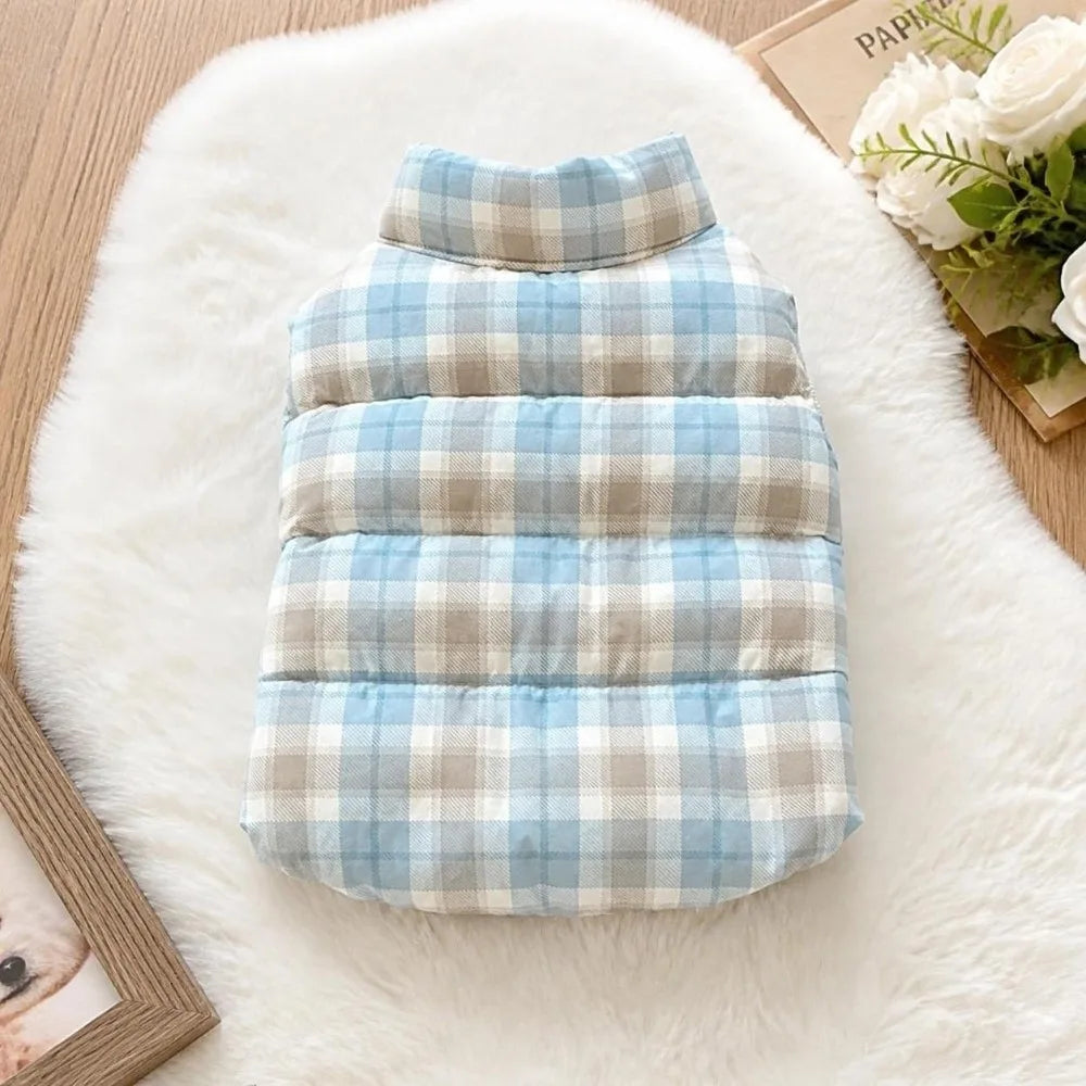 Padded Dog Winter Jacket – Windproof Bodysuit for Small Dogs
