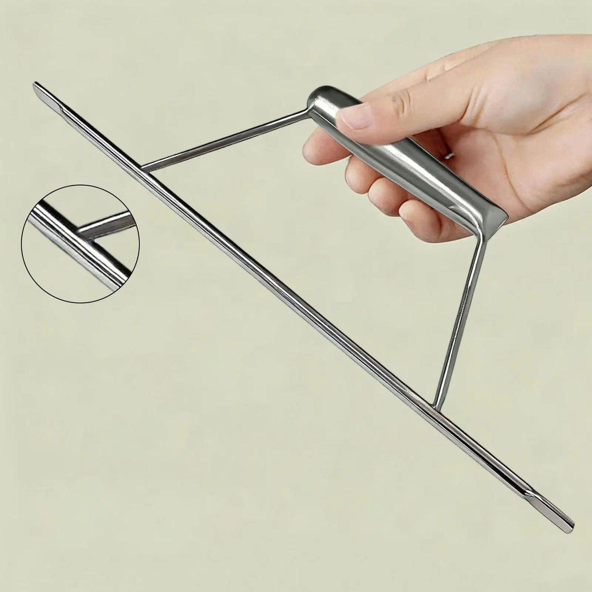 Stainless Steel Youtiao Dough Press Bar | Rolling Pin Tool