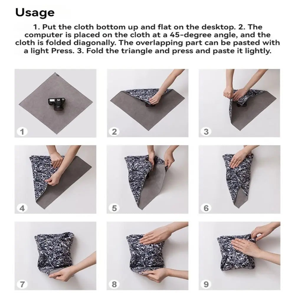 Reusable Camera Wrap Cloth – Foldable Waterproof Protective Pouch