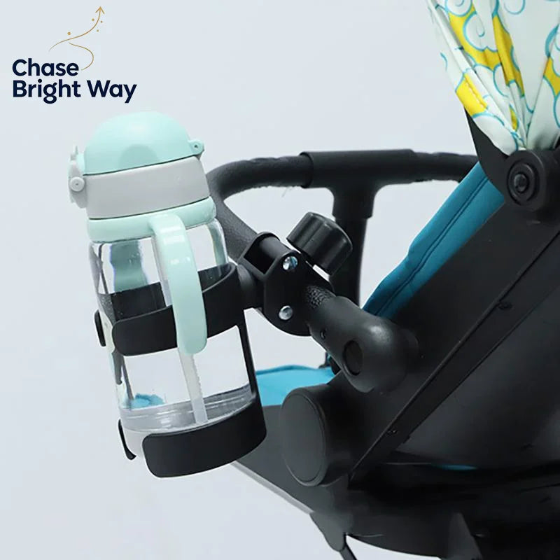 Universal Stroller Cup Holder – Adjustable Fit for Bikes & Prams