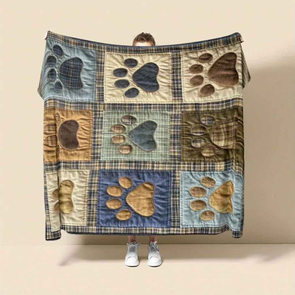 Ultra Soft Sherpa Fleece Blanket – Reversible Cartoon Throw