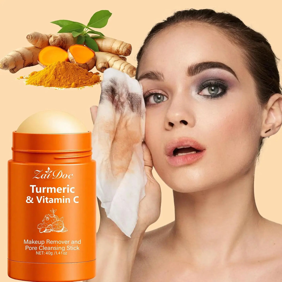 ZaiDoc Turmeric & Vitamin C Makeup Remover Pore Cleansing Stick