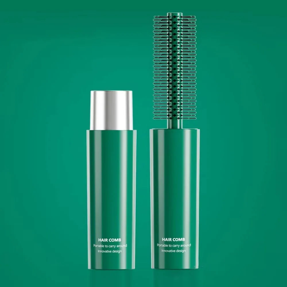 Portable Detachable Round Hair Brush – Wet & Dry Travel Comb