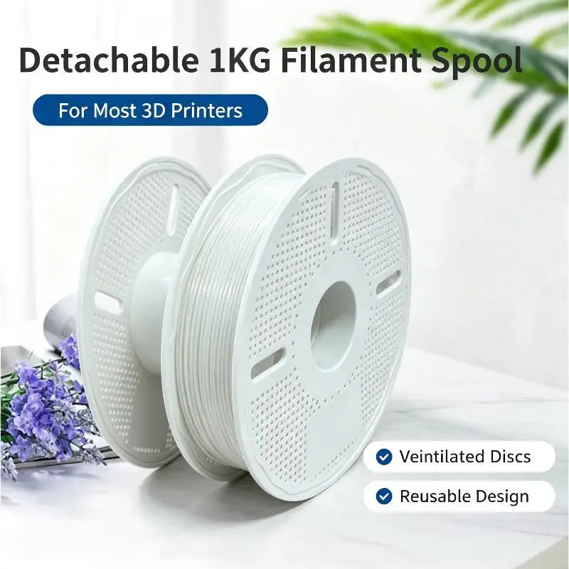 Reusable Empty 3D Printer Filament Spool – 1KG PP Reel