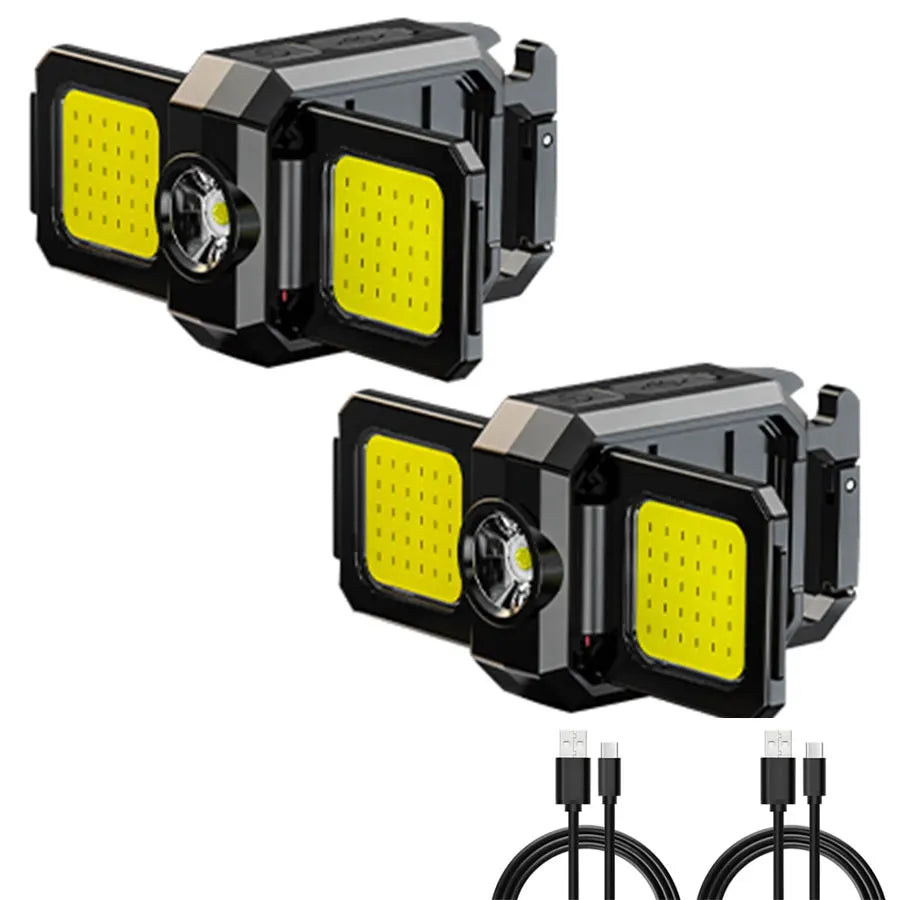USB Rechargeable COB LED Keychain Work Light – Waterproof Mini Torch