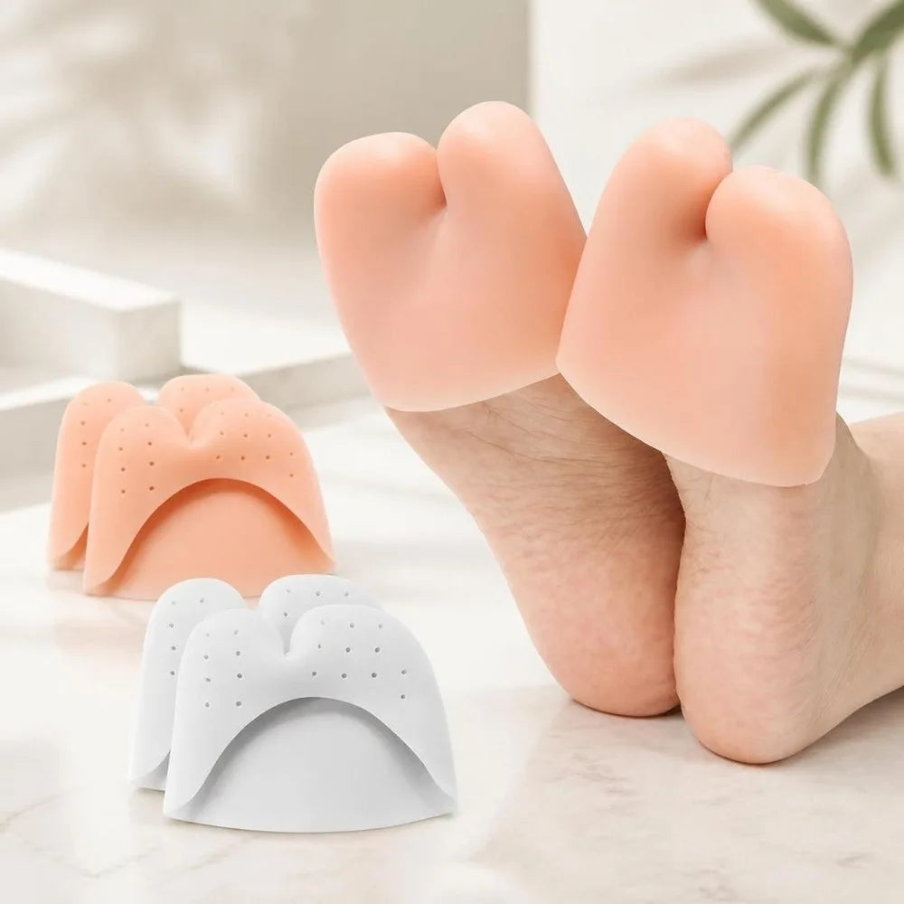 Silicone Toe Protector Sleeve – Soft Forefoot Cushion Pair