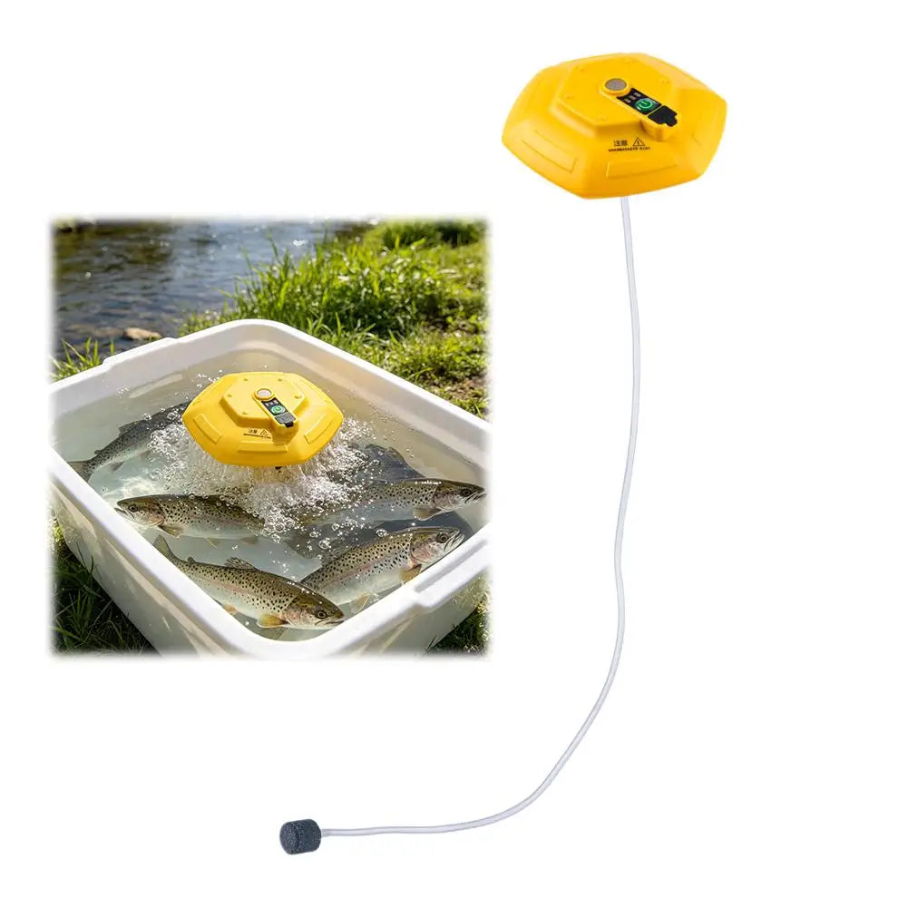 Floating Bait Aerator – Rechargeable Quiet Live Bait Oxygen Pump