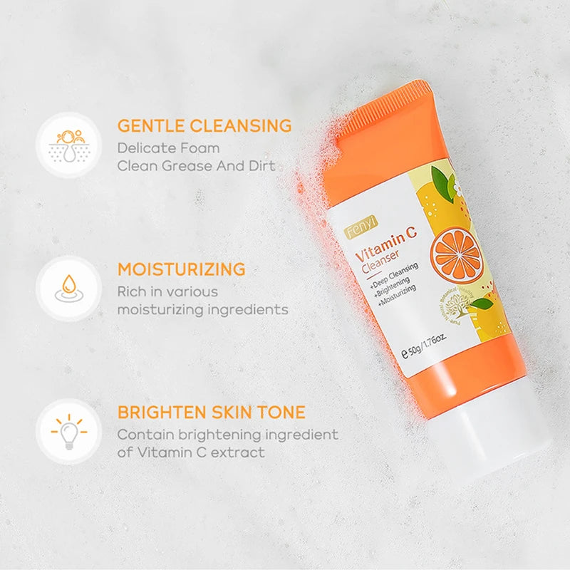 SADOER Vitamin C Foaming Face Wash – Deep Cleansing 50g