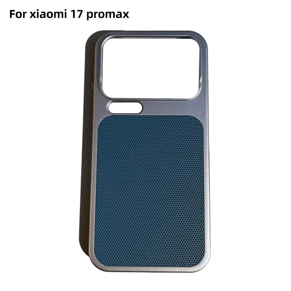 Xiaomi 17 Pro Max / 17 Pro Slim Leather Case – 3D Stripe Cover