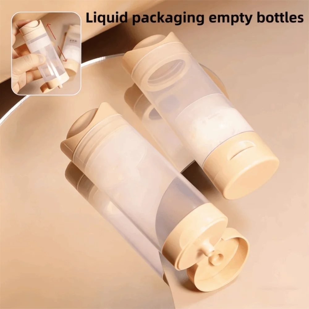 Vacuum Travel Bottles 50/80ml – Leakproof Airless Pump Dispenser