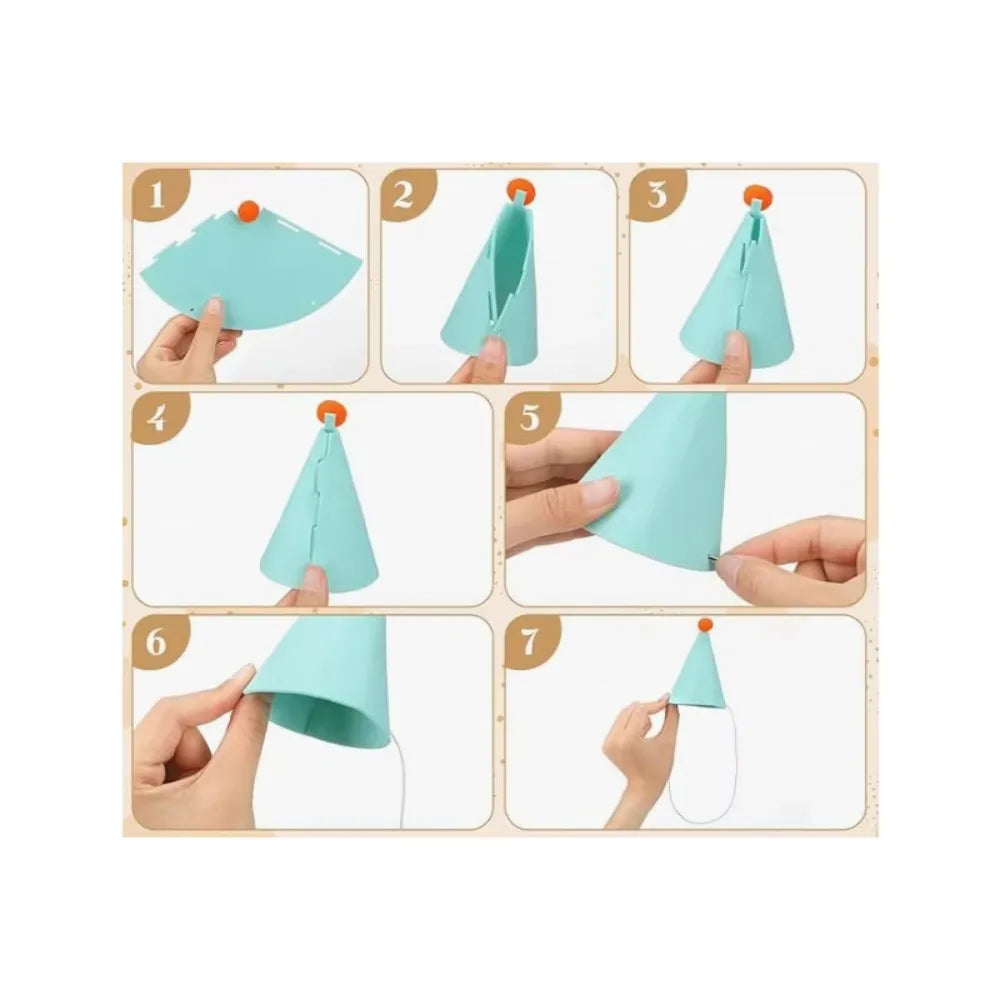 Mini Pet Party Hats – Colorful Cone Hats for Cats & Dogs 6/12pk