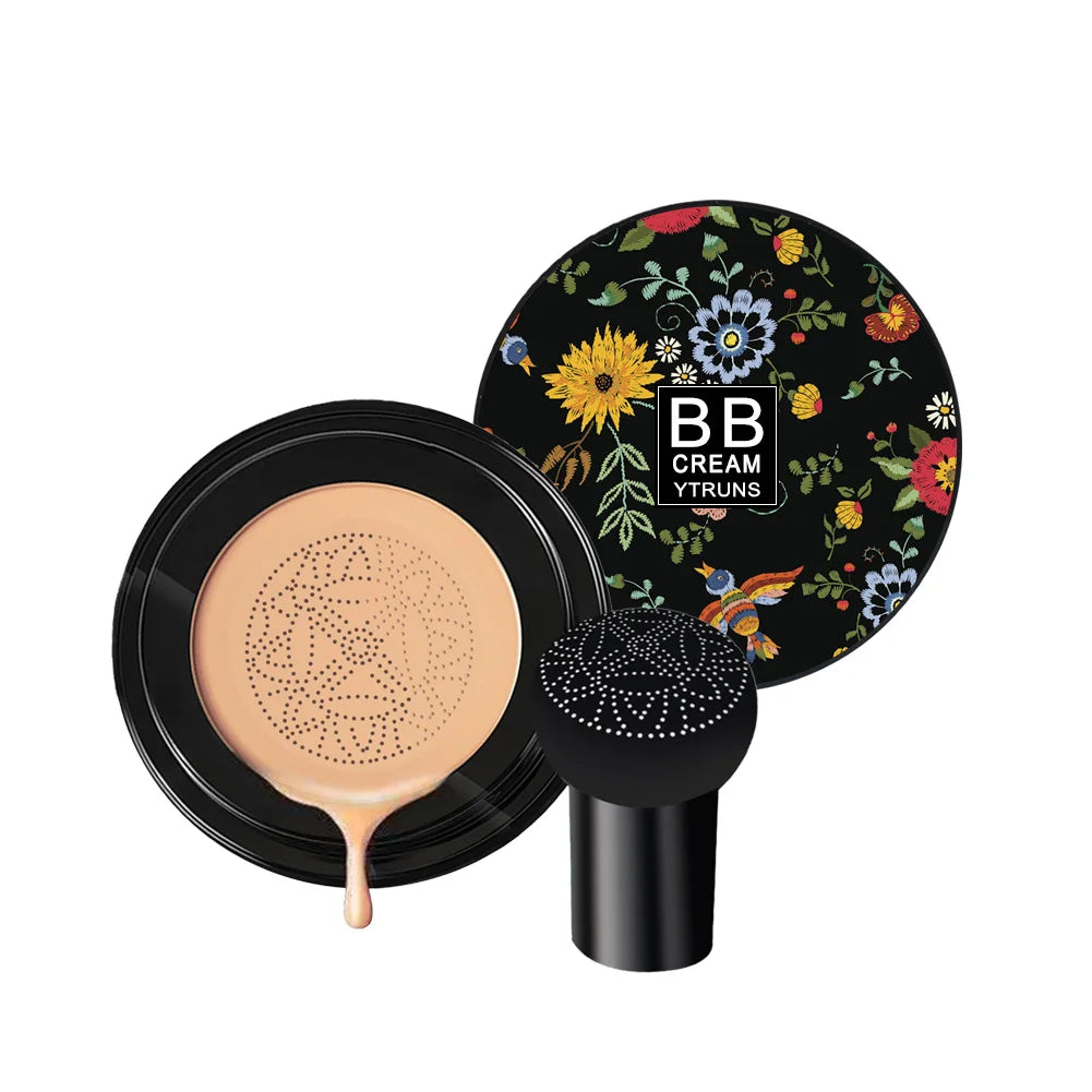 YTRUNS Mushroom Air Cushion BB Cream – Brightening Foundation