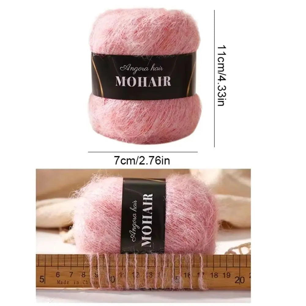 Alpaca Mohair Knitting Yarn – Fluffy Soft Yarn for Sweaters & Shawls