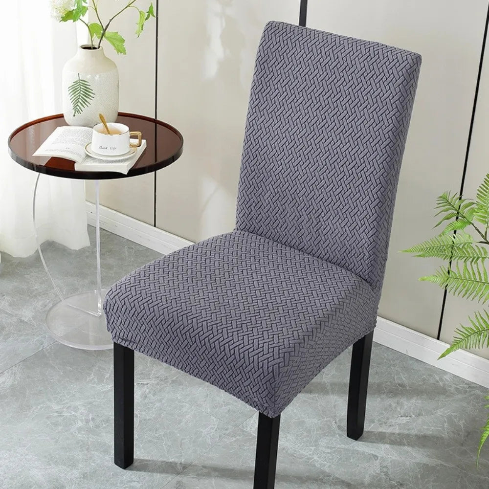 T-Shape Jacquard Chair Cover – Elastic Universal Slipcover