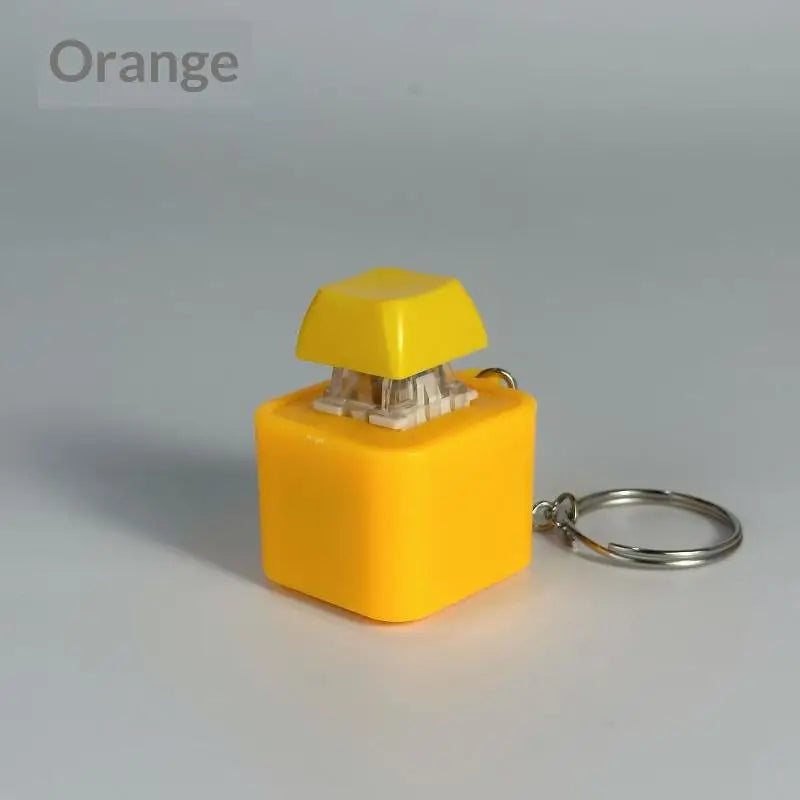Keycap Voice Recorder Keychain – LED Fidget Clicker Toy