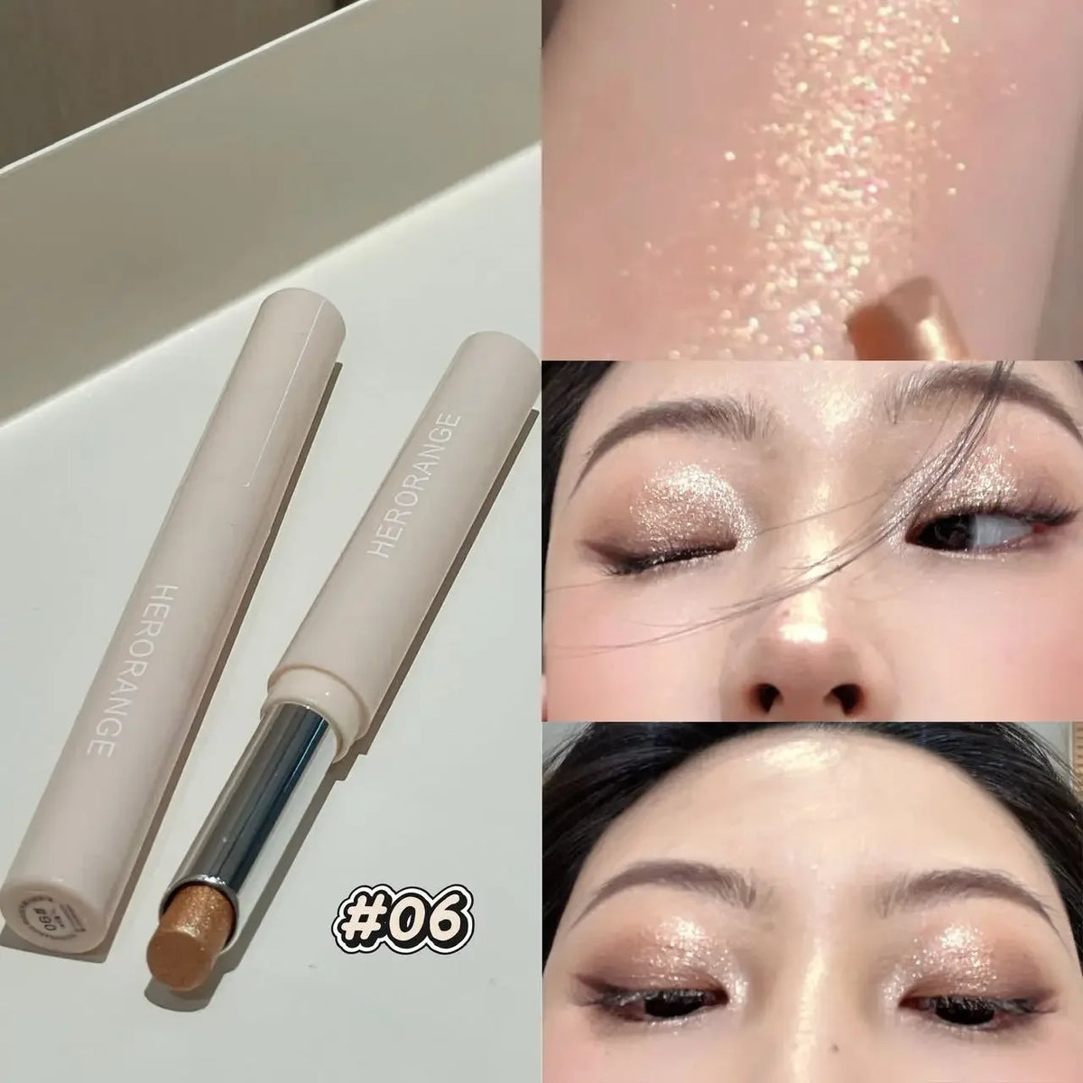Shimmer Glitter Eyeshadow Stick – Pearlescent Highlighter Pen