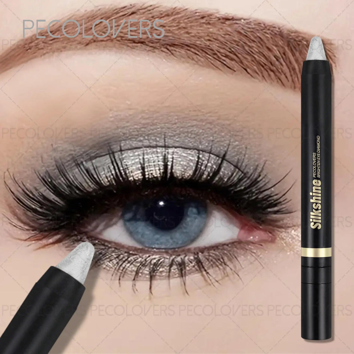 Pearly Multicolored Eyeshadow Stick – Sparkle & Long-Lasting