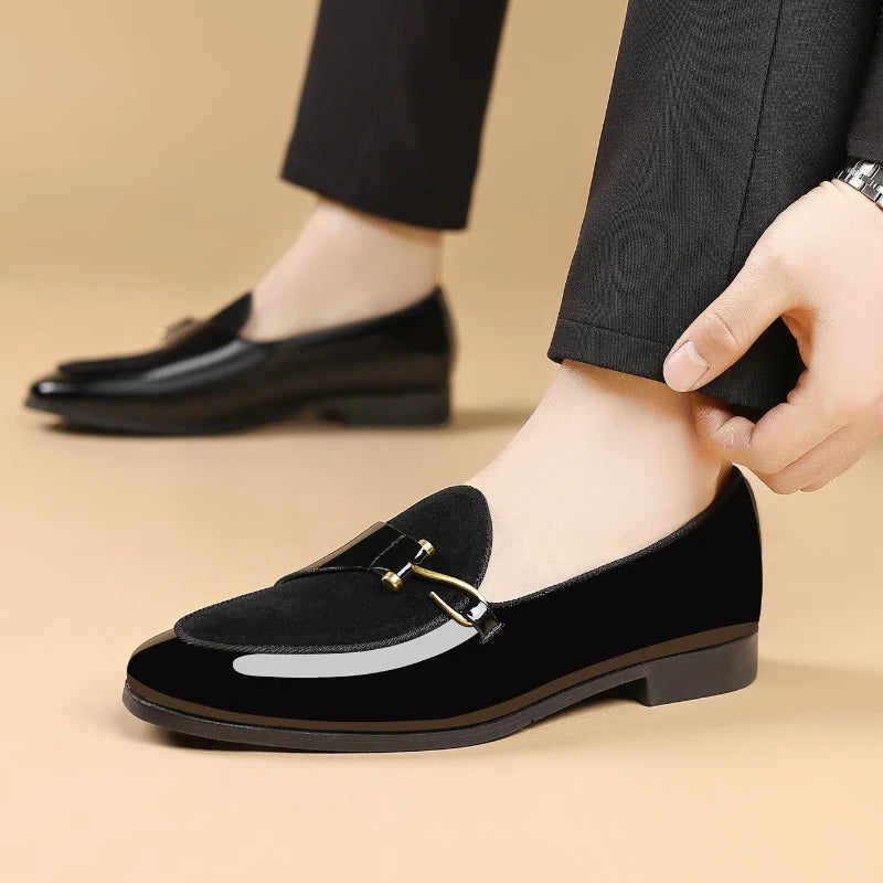 Men's Faux Suede Slip-On Loafers | Party & Wedding Shoes